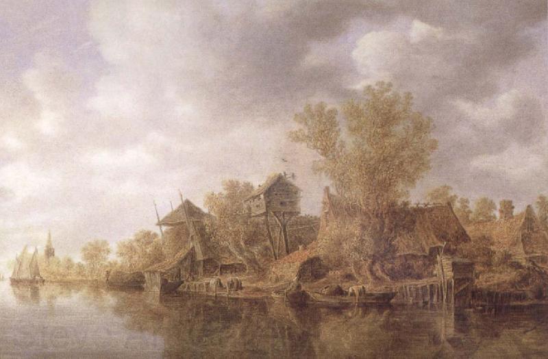 Jan josephsz van goyen River Landscape Norge oil painting art